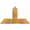 Ekena Millwork Portland Rough Sawn Timber Gable Bracket, Western Red Cedar, 36"W x 21"H x 2"D x 6"F, 14/12 Pitch GBW036X21X0206POR00RWR - alternate 1